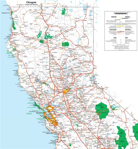 Printable Map Of Northern California